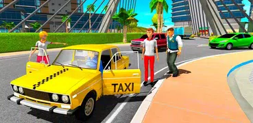 Taxi car Driving Simulator 3D