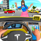 Taxi car Driving Simulator 3D icon