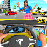 Taxi car Driving Simulator 3D ikona