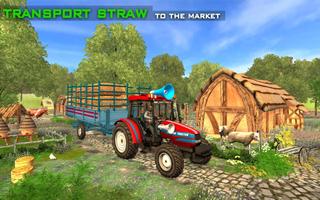 Real farming cargo tractor sim اسکرین شاٹ 3