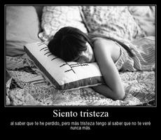 Imagenes y frases tristes постер