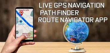 GPS ナビゲーション ＆ 地図 方向: ルート ファインダ