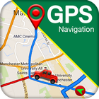 GPS навигация & направление - найти Маршрут, карта иконка