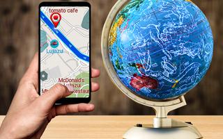 GPS التنقل و اتجاه - تجد طريق، خريطة يرشد الملصق