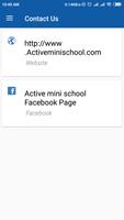 Active mini school 포스터