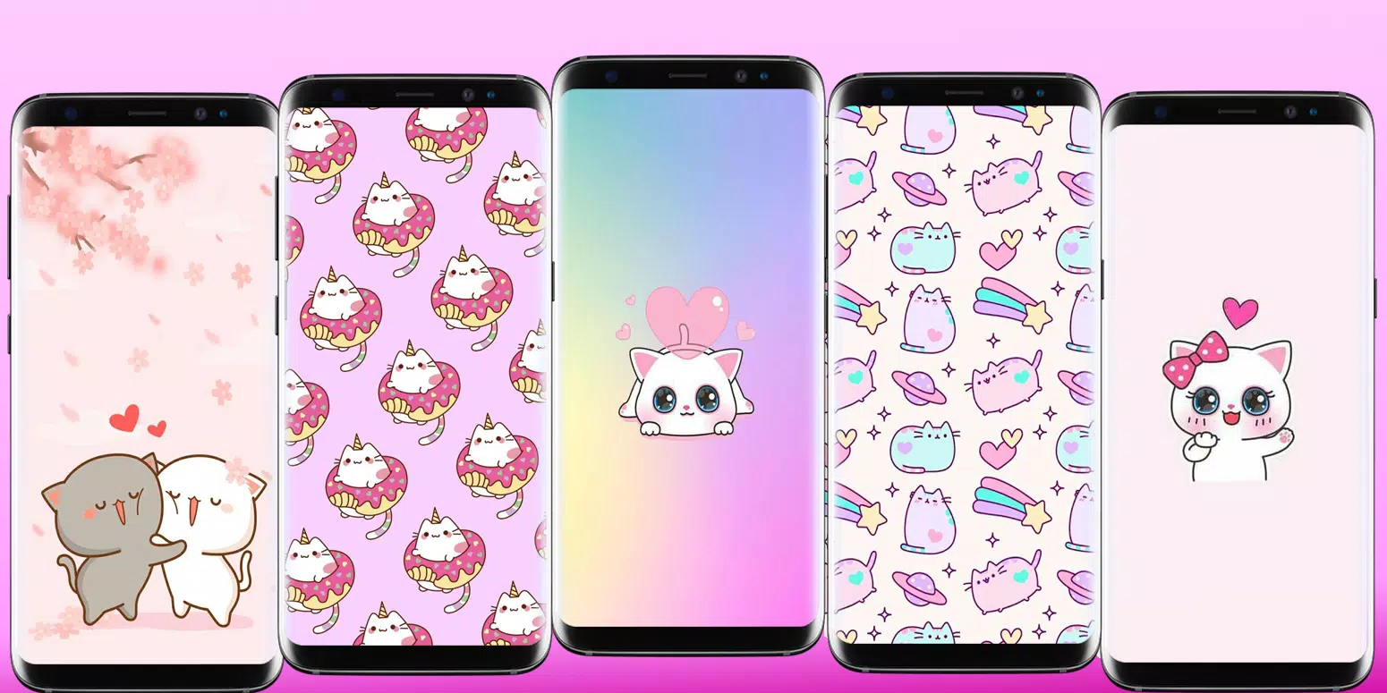 Kawaii Cat para Android, anime de gato kawaii Papel de parede de