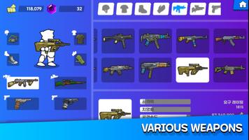 Bullet survival - 2D Battle Ro ảnh chụp màn hình 1
