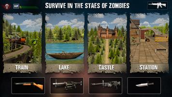 FPS Walking Zombie Shooter 3D Ekran Görüntüsü 1