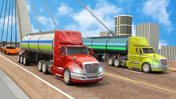 Oil Tanker Driver Truck Games ポスター