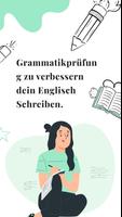 Grammatik Englisch Korrektur Plakat