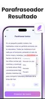 Parafrasear Textos تصوير الشاشة 2