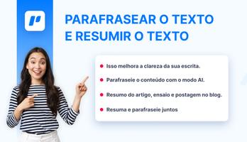 Parafrasis e Resumir Textos Cartaz