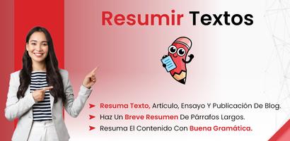 Resumir Textos: App de Resumir Poster