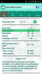 Descargar APK de IMC Calc Peso ideal y calorías