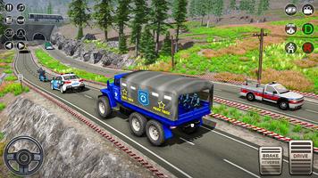 US American Police Truck Games स्क्रीनशॉट 1