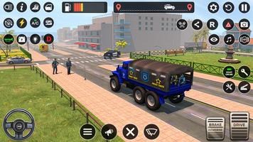 US American Police Truck Games स्क्रीनशॉट 2