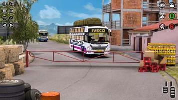 Coach Bus Driving Simulator 3d تصوير الشاشة 1