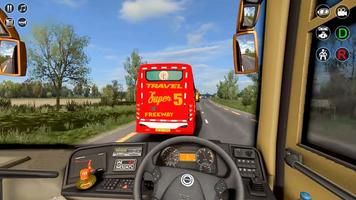 Coach Bus Driving Simulator 3d capture d'écran 2