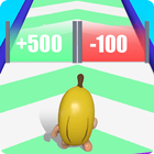 Banana Merge Cat: Run Game ícone