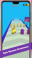 Banana Merge Cat: Run Game imagem de tela 1