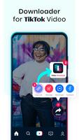 Downloader for Tiktok Video Affiche