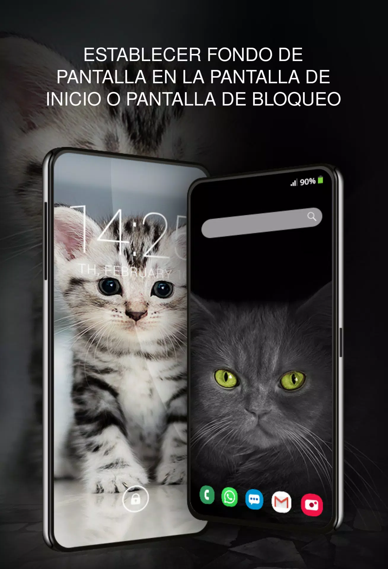 Descarga de APK de Fondos de pantalla de gatos 4K para Android