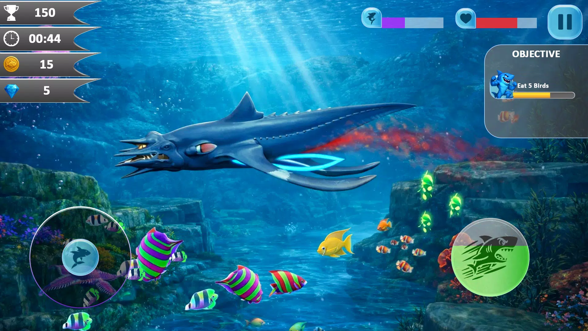 鲨鱼进化吃生存