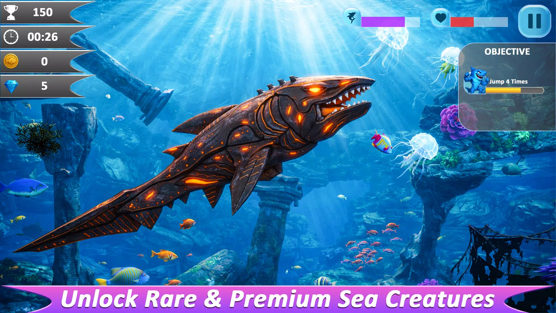 鲨鱼进化吃生存