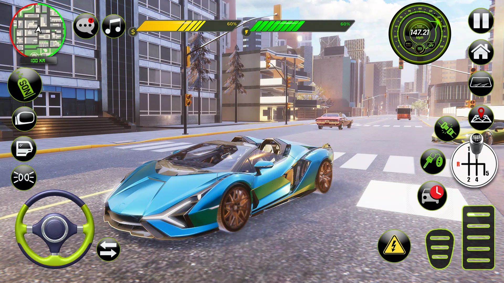 Jogos de Carro - Lamborghini Real Sports Racing: Car Games