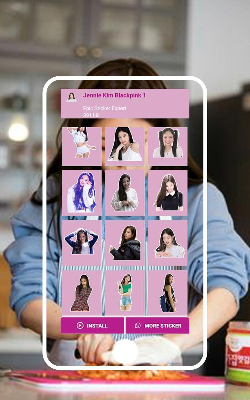 Stiker Chat Whatsapp Jennie Kim Blackpink For Android Apk Download