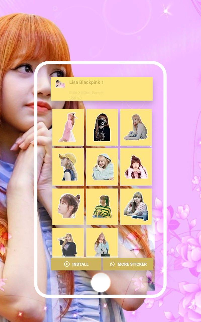 28 Daftar Sticker Whatsapp  Blackpink  Apk Terkeren 