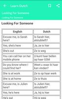 Learn Dutch Ekran Görüntüsü 2