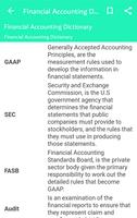 Financial Accounting Dictionary capture d'écran 1