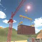 Construction Tower Crane Sim biểu tượng