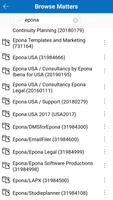 Epona DMSforLegal Mobile screenshot 1