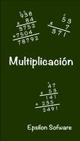 Matemáticas: Multiplicación Poster