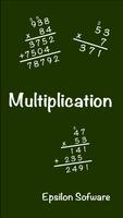 Math: Multiplication Affiche