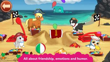 Peppy Pals Beach - SEL for Kid পোস্টার