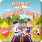 Driving theory test : Road sig أيقونة