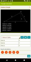 Triangle Calculator تصوير الشاشة 1