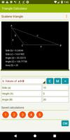 Triangle Calculator स्क्रीनशॉट 2