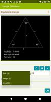 Triangle Calculator capture d'écran 3