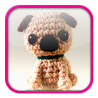 Pug Amigurumi Crochet Pattern icône