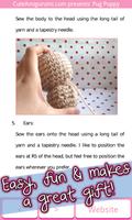 برنامه‌نما Pug Amigurumi Crochet Pattern عکس از صفحه