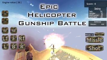 Batalla de helicópteros épica Poster