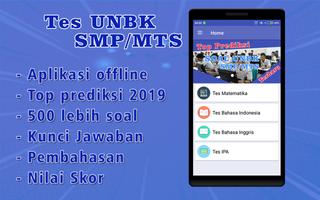 Simulasi Soal Tes UNBK SMP/MTS 2019 포스터