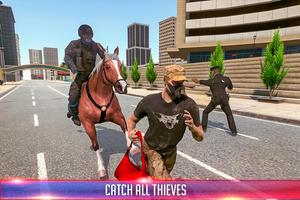 Police Horse Chase: Free Shooting Game پوسٹر