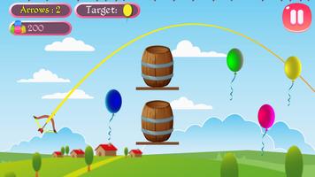 2D Archery : Bow arrow and balloon pop screenshot 2