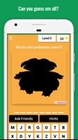 POKEMON QUIZ: Guess all gen 1 Pokemon 截圖 3