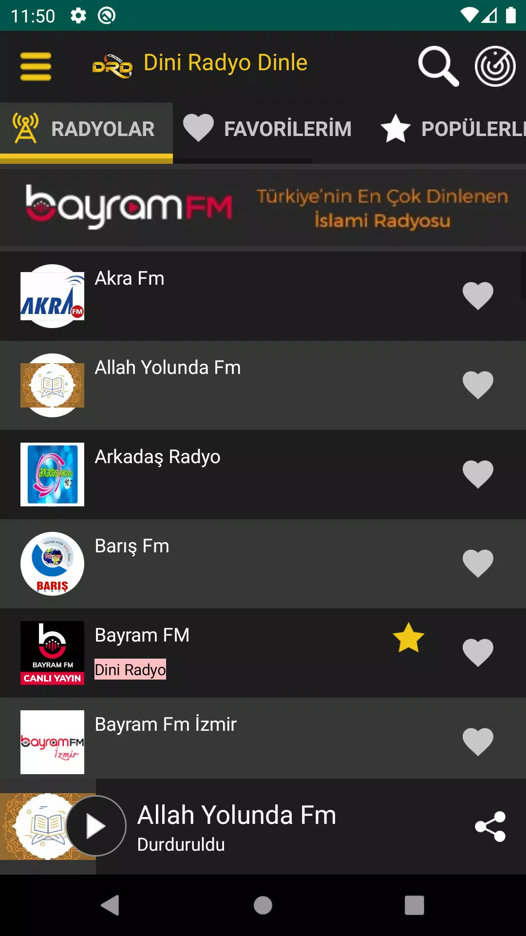Dini Radyo Dinle - Radyolar Canlı yayını DRD APK für Android herunterladen
